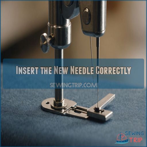 Insert the New Needle Correctly