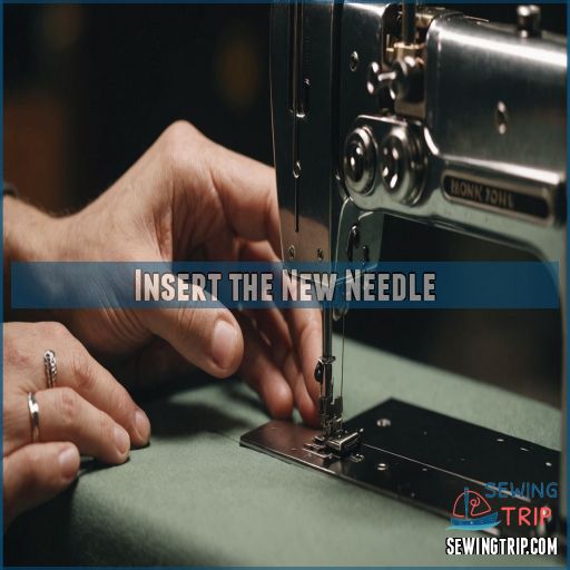 Insert the New Needle