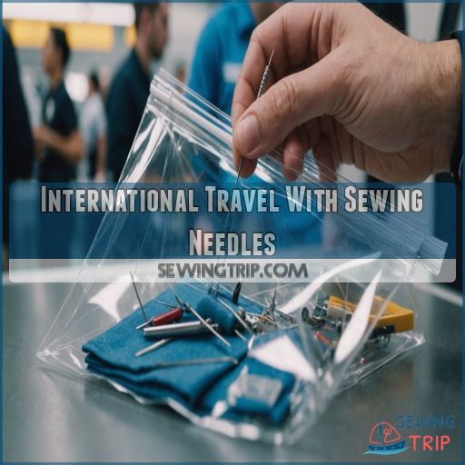 International Travel With Sewing Needles