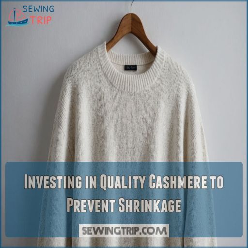 Investing in Quality Cashmere to Prevent Shrinkage Investing in Quality Cashmere to Prevent Shrinkage