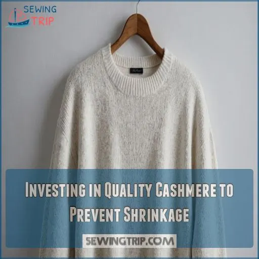 Investing in Quality Cashmere to Prevent Shrinkage