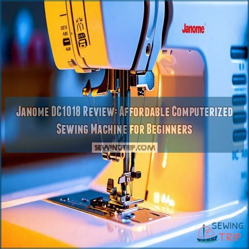 Janome DC1018 Review: Affordable Computerized Sewing Machine for Beginners