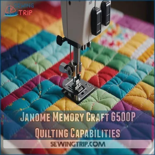 Janome Memory Craft 6500P Quilting Capabilities