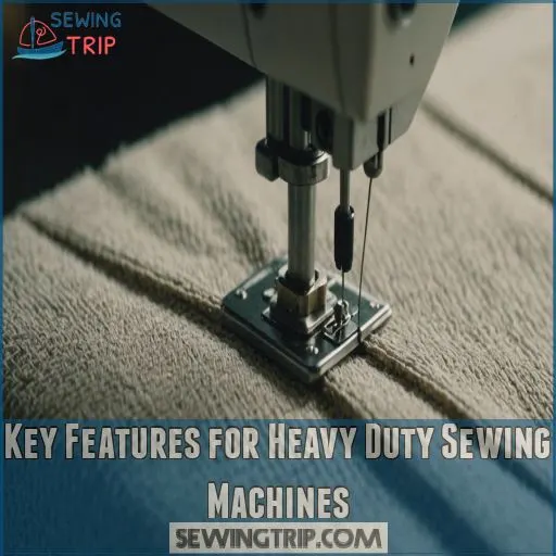 Key Features for Heavy Duty Sewing Machines