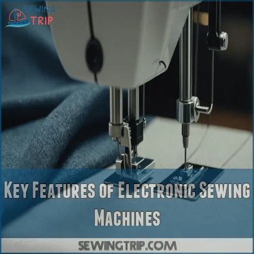 Key Features of Electronic Sewing Machines