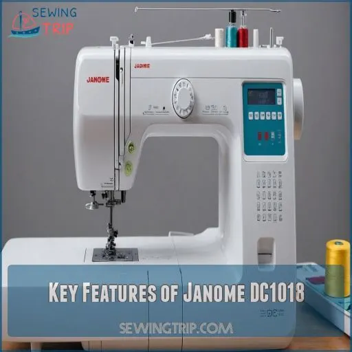 Key Features of Janome DC1018