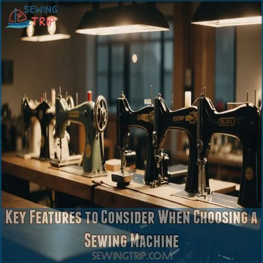 Key Features to Consider When Choosing a Sewing Machine