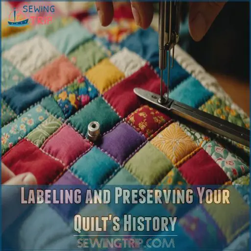 Labeling and Preserving Your Quilt's History