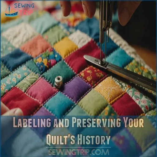 Labeling and Preserving Your Quilt