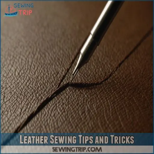 Leather Sewing Tips and Tricks