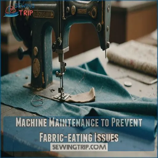 Machine Maintenance to Prevent Fabric-eating Issues