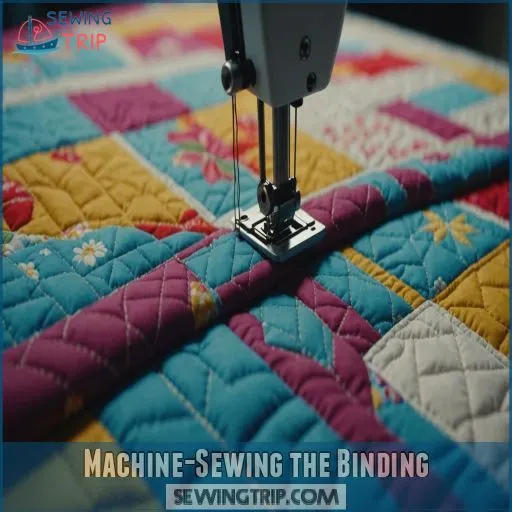 Machine-Sewing the Binding