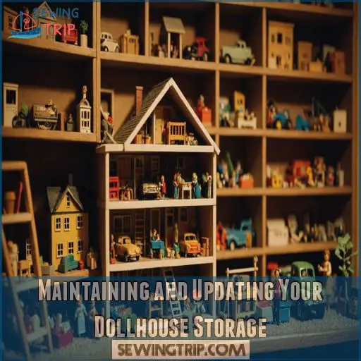 Maintaining and Updating Your Dollhouse Storage