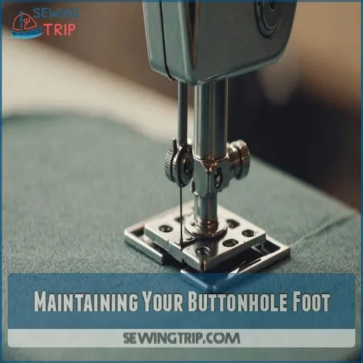 Maintaining Your Buttonhole Foot