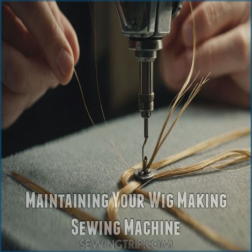 Maintaining Your Wig Making Sewing Machine