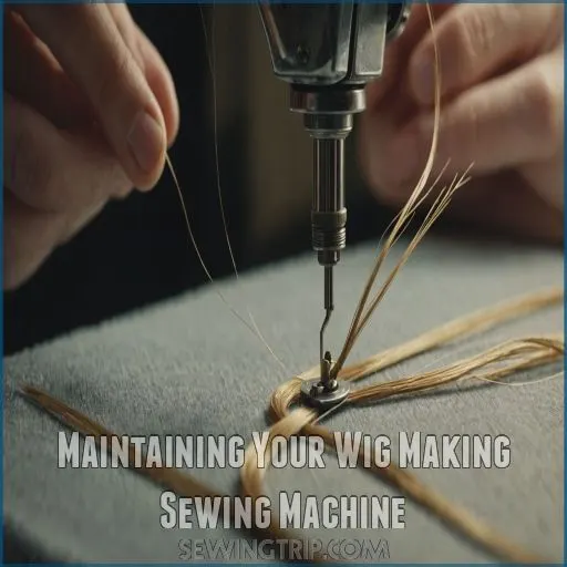 Maintaining Your Wig Making Sewing Machine