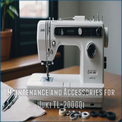 Maintenance and Accessories for Juki TL-2000Qi Maintenance and Accessories for Juki TL-2000Qi