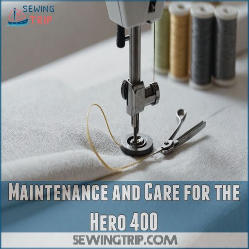 Maintenance and Care for The Hero 400