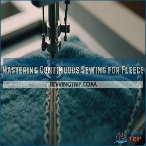 Mastering Continuous Sewing for Fleece