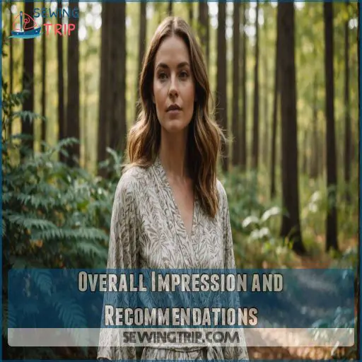 Overall Impression and Recommendations