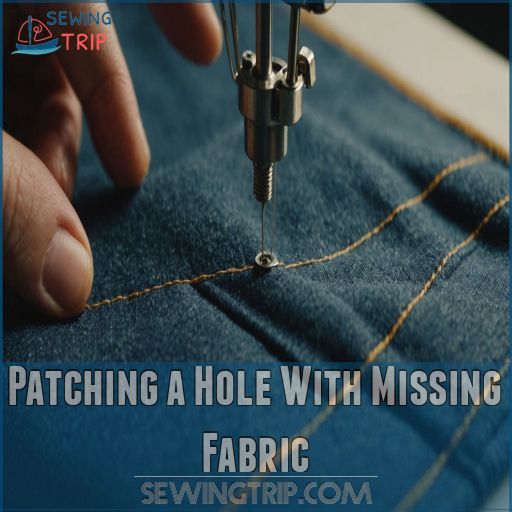 Patching a Hole With Missing Fabric