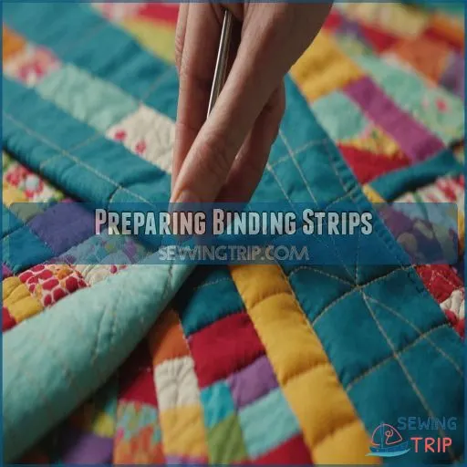 Preparing Binding Strips