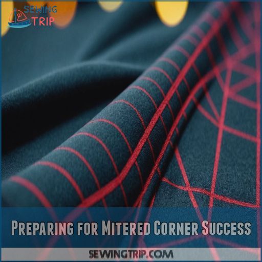 Preparing for Mitered Corner Success