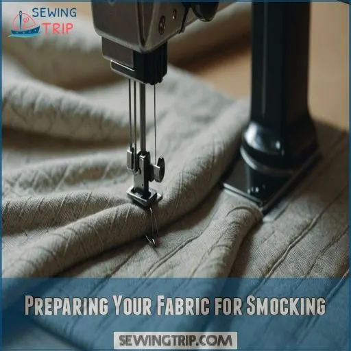 Preparing Your Fabric for Smocking