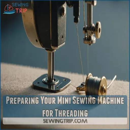 Preparing Your Mini Sewing Machine for Threading