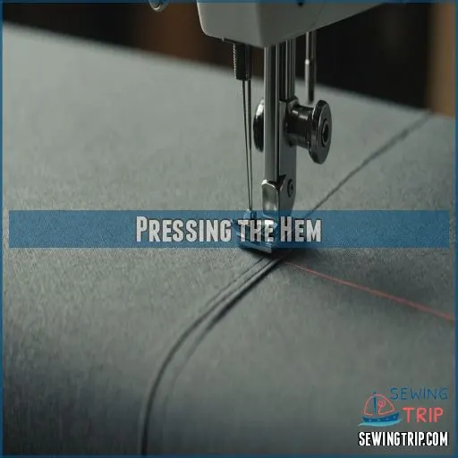 Pressing the Hem