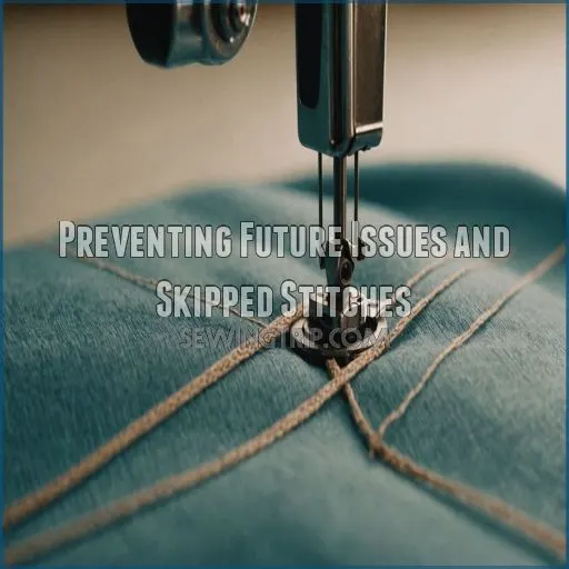 Preventing Future Issues and Skipped Stitches