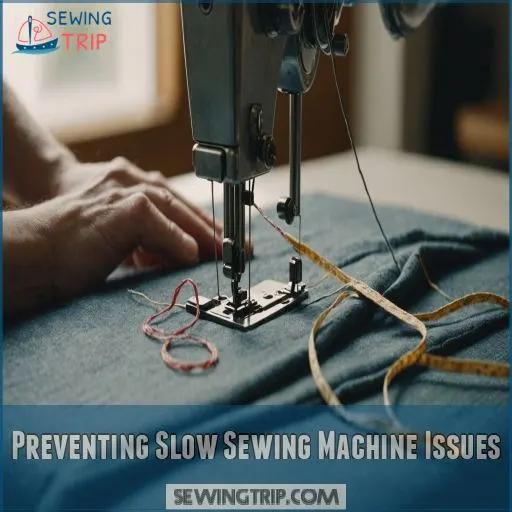 Preventing Slow Sewing Machine Issues