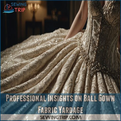 Professional Insights on Ball Gown Fabric Yardage