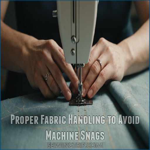 Proper Fabric Handling to Avoid Machine Snags Proper Fabric Handling to Avoid Machine Snags