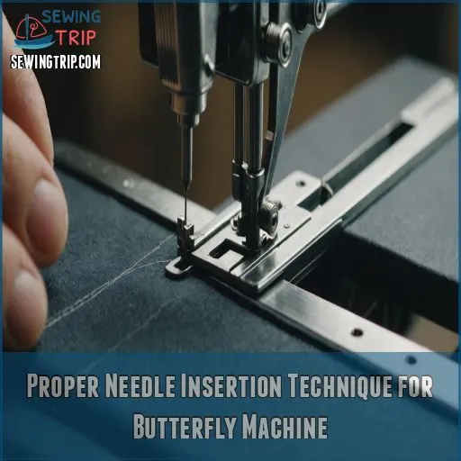 Proper Needle Insertion Technique for Butterfly Machine