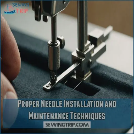 Proper Needle Installation and Maintenance Techniques