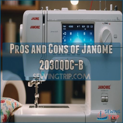 Pros and Cons of Janome 2030QDC-B