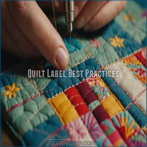 Quilt Label Best Practices