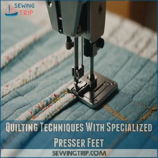 Quilting Techniques With Specialized Presser Feet