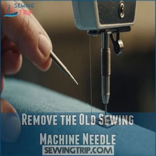 Remove the Old Sewing Machine Needle