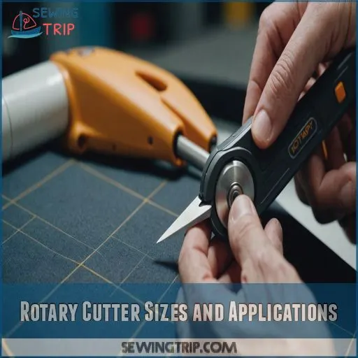 Rotary Cutter Sizes and Applications