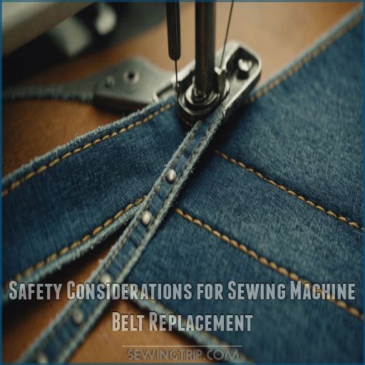 Safety Considerations for Sewing Machine Belt Replacement