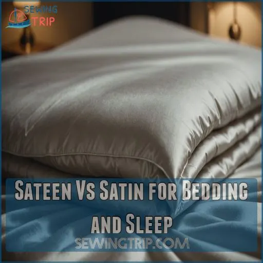 Sateen Vs Satin for Bedding and Sleep