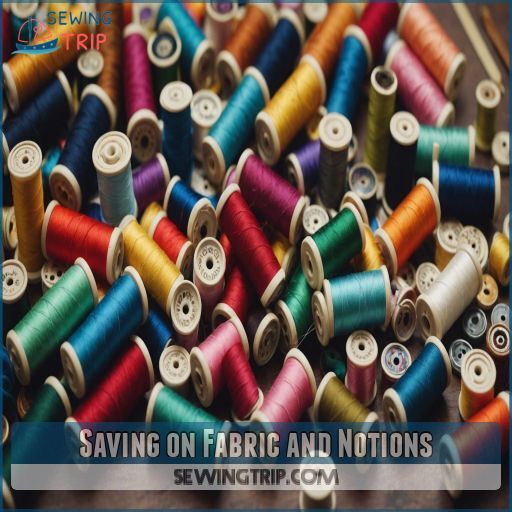 Saving on Fabric and Notions Saving on Fabric and Notions