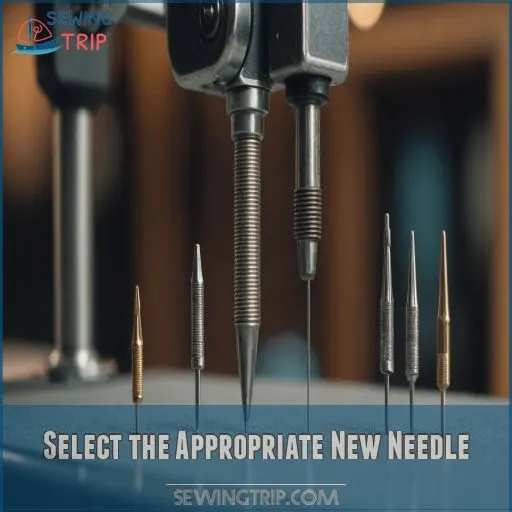 Select the Appropriate New Needle