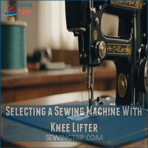 Selecting a Sewing Machine With Knee Lifter