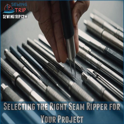 Selecting the Right Seam Ripper for Your Project