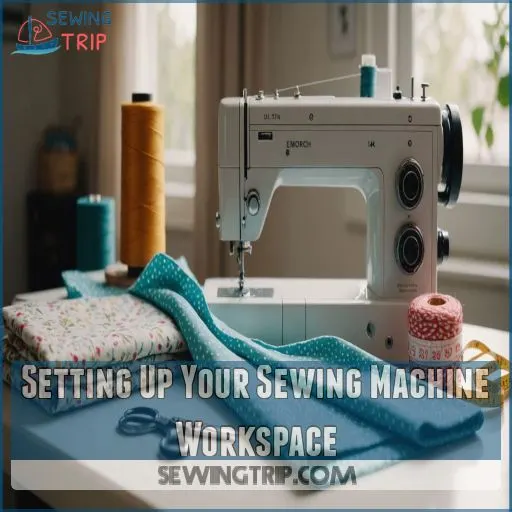 Setting Up Your Sewing Machine Workspace