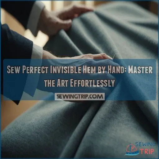 sew perfect invisible hem by hand