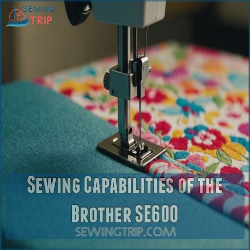 Sewing Capabilities of The Brother SE600